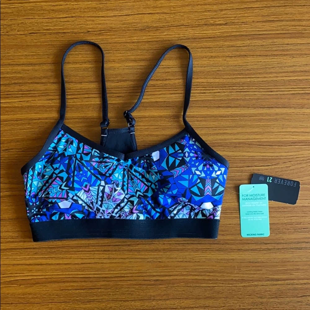 Geometric Athletic Bra